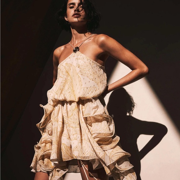 ALEXIS Yellow Asia Mini Dress 🌼 - Picture 1 of 9